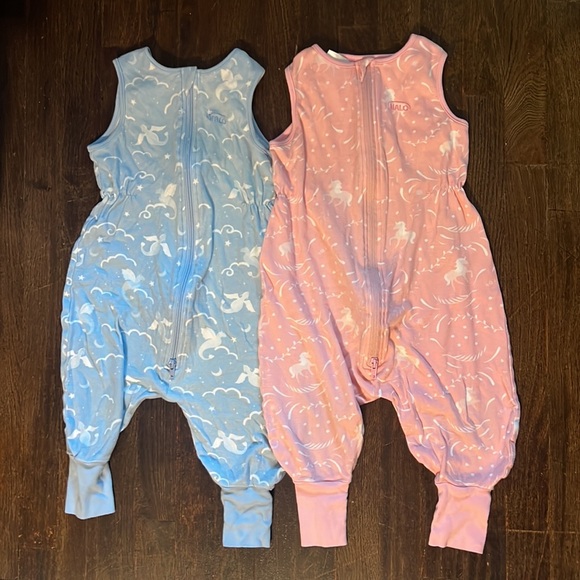 EUC* HALO Innovations Sleepsack 100% Cotton Toddler Wearable Blanket 2 pack - Picture 1 of 7